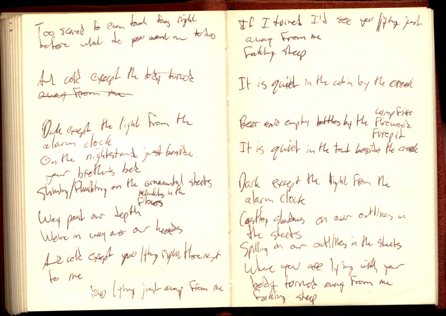Nightlight Lyrics Sheet 27